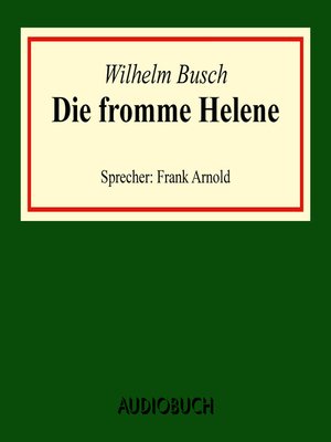 cover image of Die fromme Helene